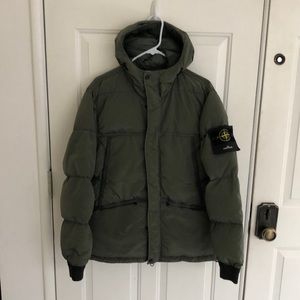 Stone Island Nylon Metal Garment Dyed Real Down Jacket